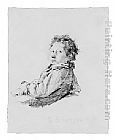 Study of a Boy (from McGuire Scrapbook) by Thomas Sidney Cooper
